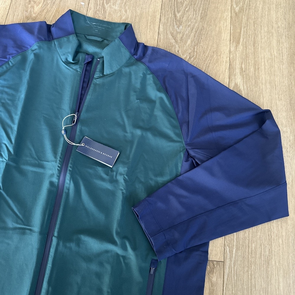 Holderness & Bourne Lightweight‎ LS Golf Performance Full Zip Jacket Medium